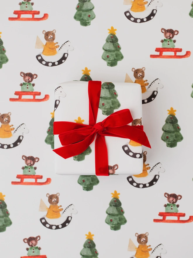 Rocking Horse Gift Wrap 