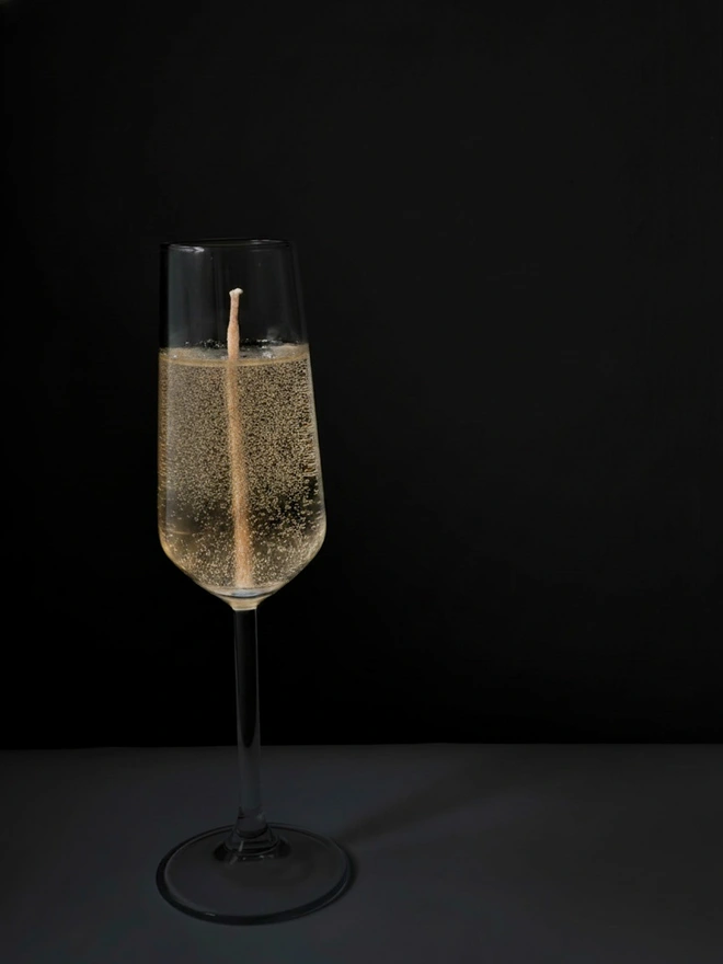 Champagne Candle