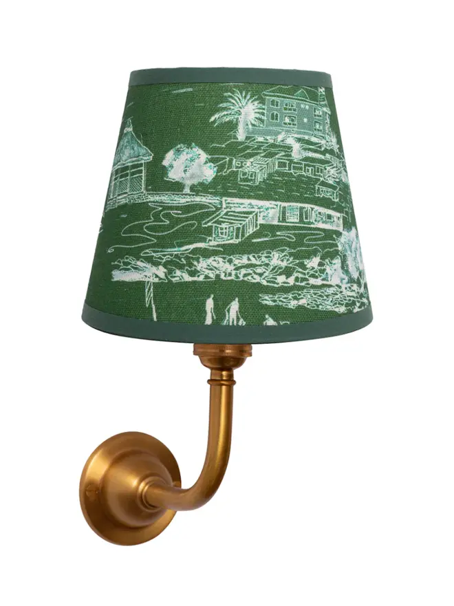 green banana island lampshade