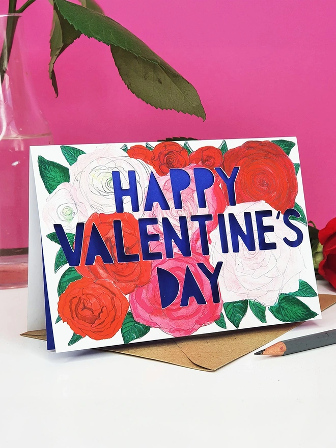 Happy valentine's day card