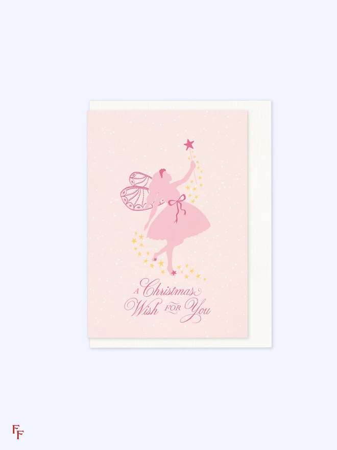 a christmas wish for you fairy card