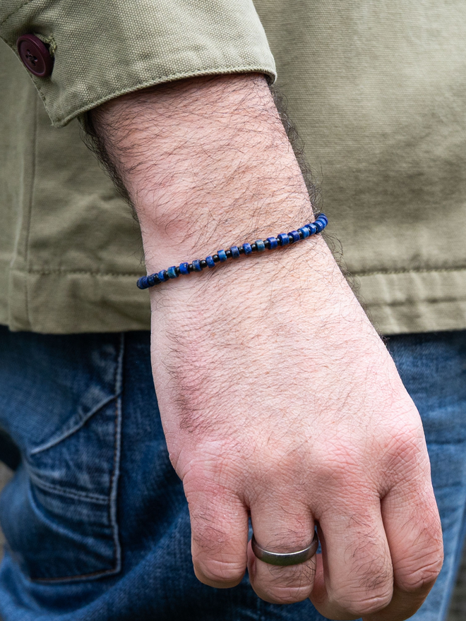 man stone bracelet