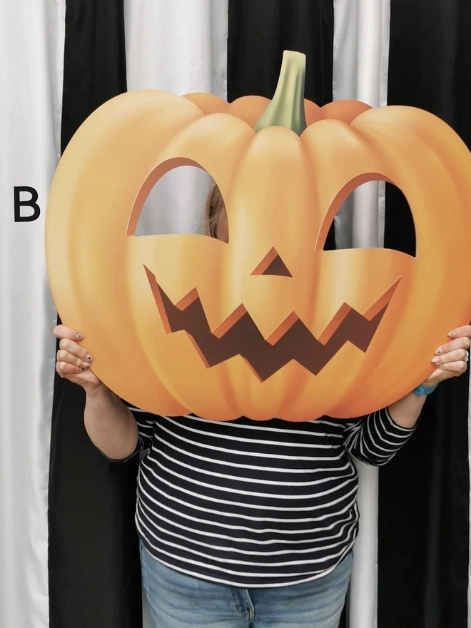 Giant Wooden Halloween Pumpkin TBC