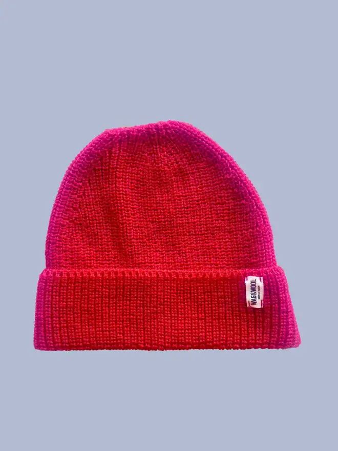 cherry red beanie 