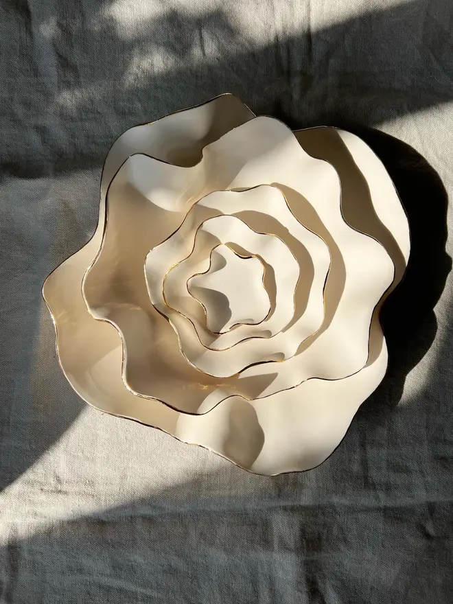 porcelain nest of bowls