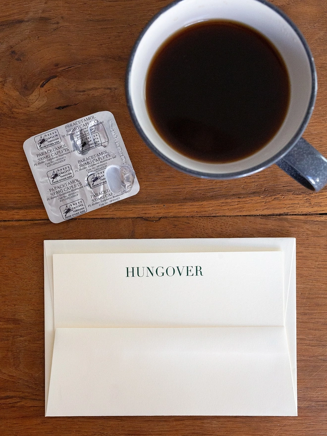 Hungover Card