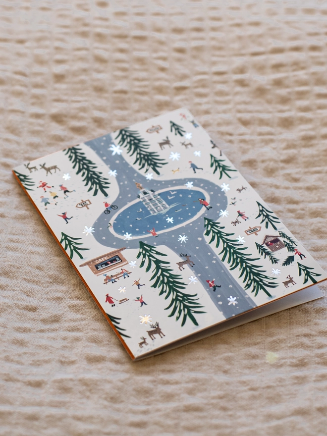 bushy park at christmas card