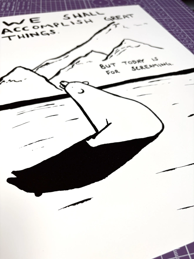 today is for screaming print