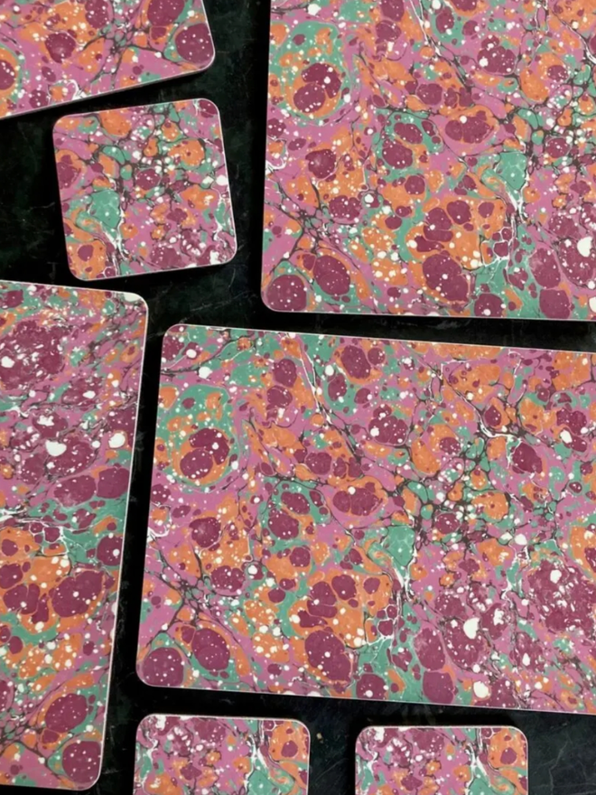 Rectangular Table Mats. Table mats in Diddle.