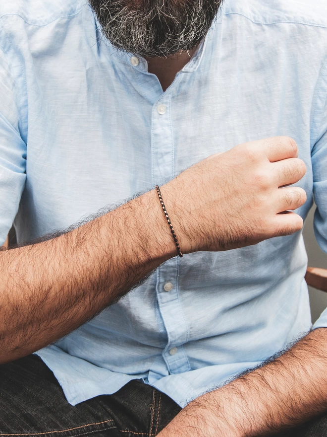 copper anniversary bracelet for men