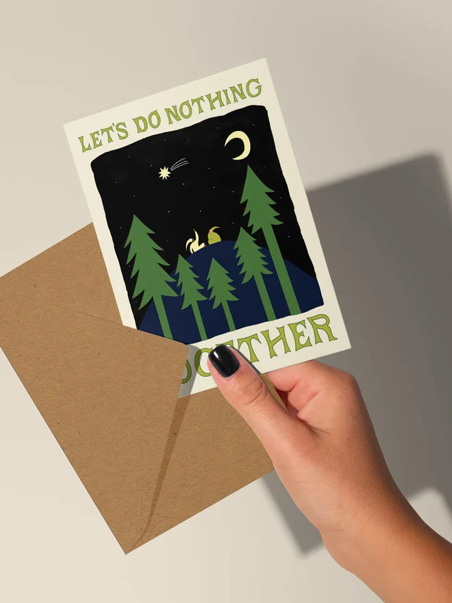 'Let's Do Nothing Together' Love Card