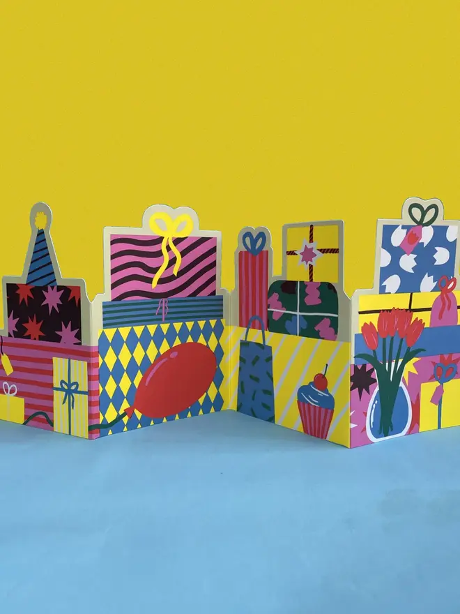 Presents Concertina Card