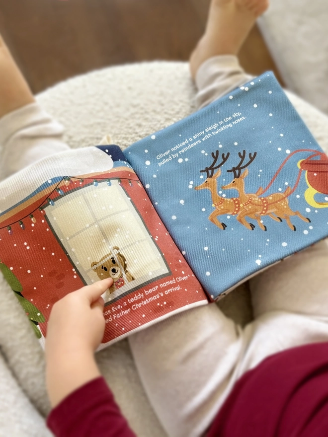 teddy bear christmas soft kids book