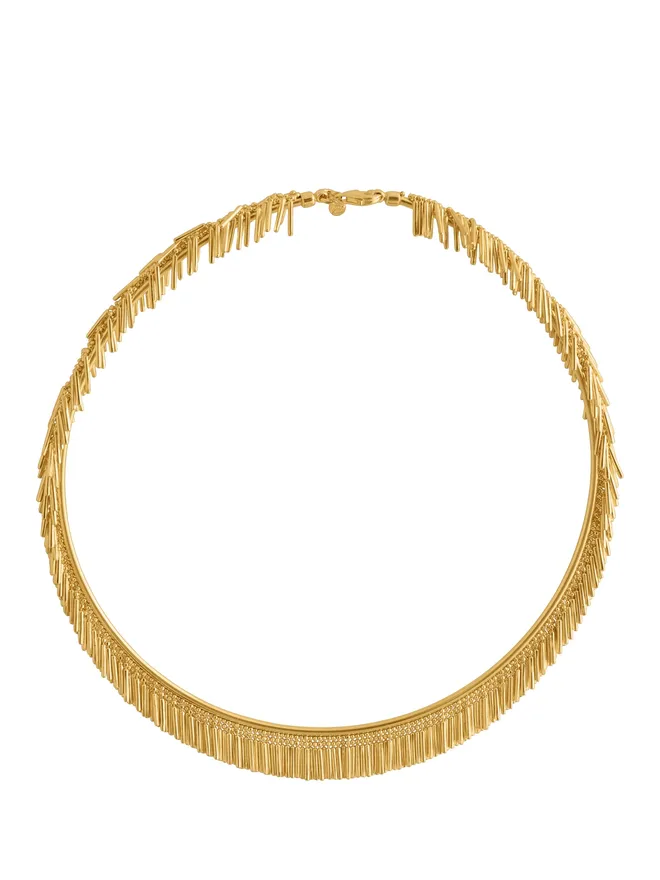 Loel Gold Tassel Choker