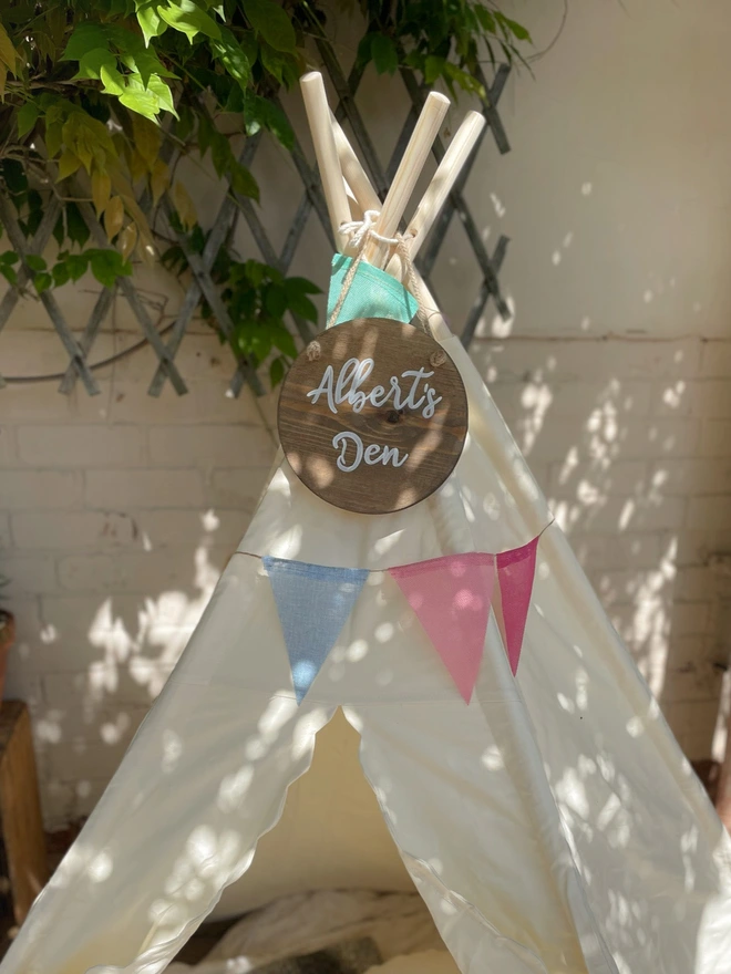personalised garden sign