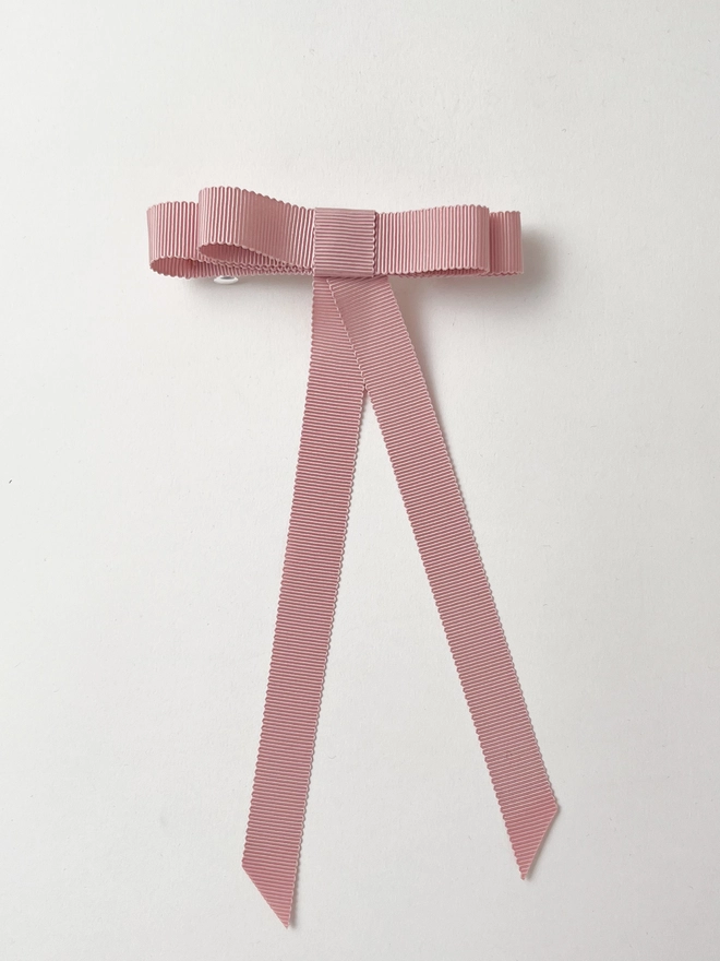 pink girls hair bow