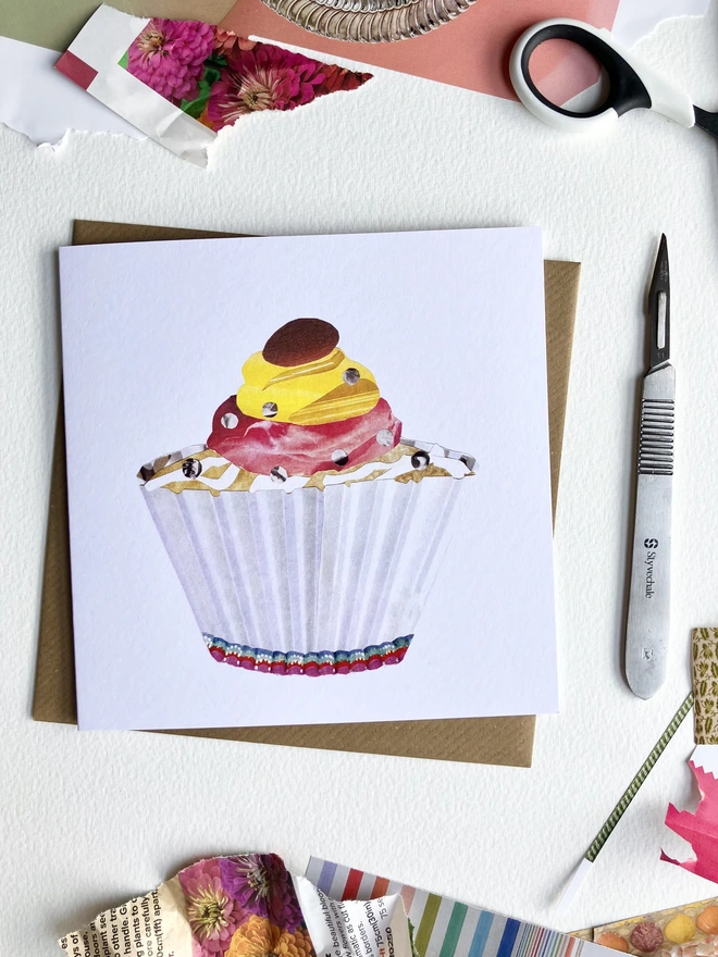 Cupcake Birthday Card
