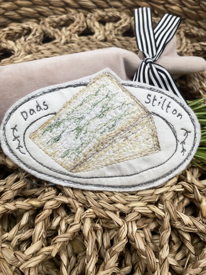 Personalised Stilton Christmas Decoration