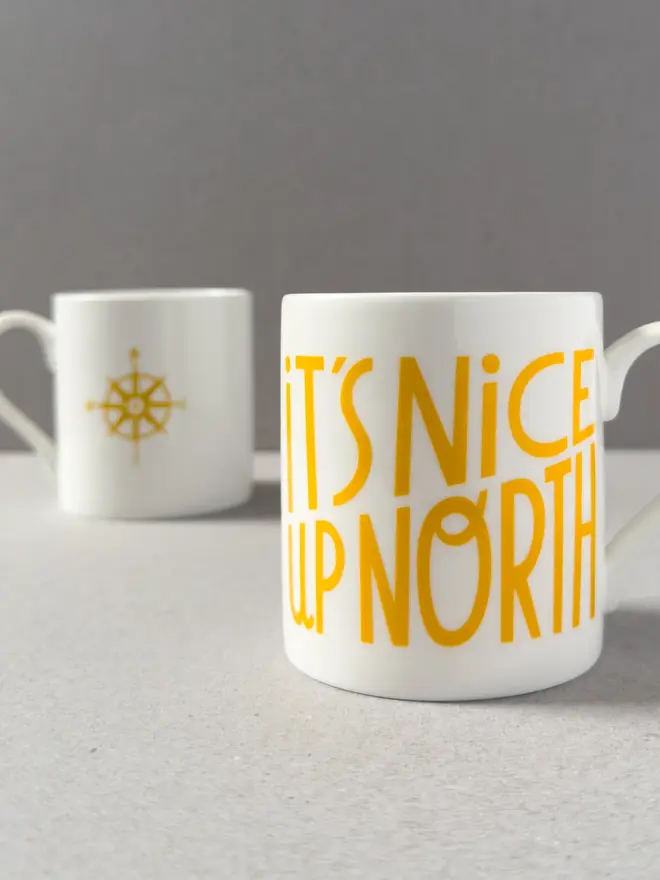 it's nice up north mug