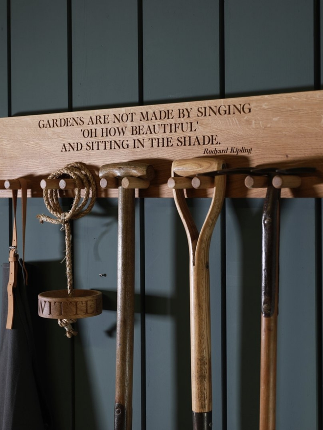 Garden storage rack