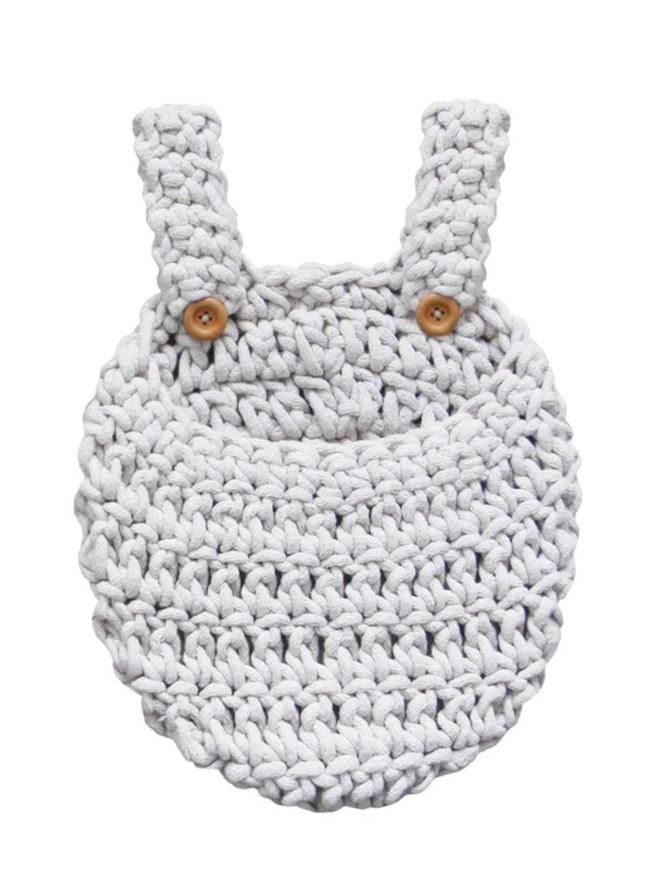 Zuri House. Small light grey nursery organiser.