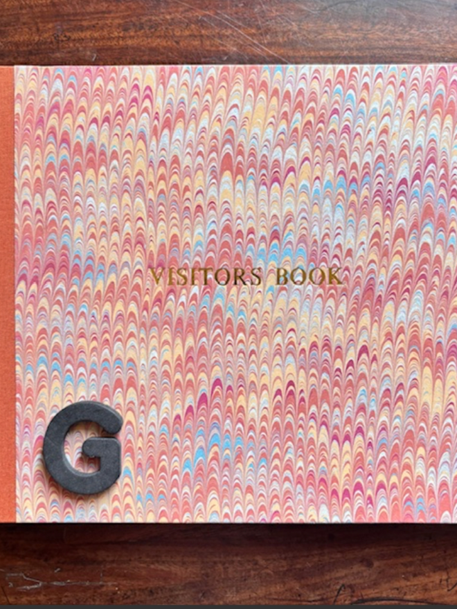 Visitor’s Book. A visitor’s book in G