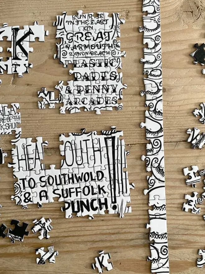 Norfolk Jigsaw Puzzle - 1000 Pieces Process