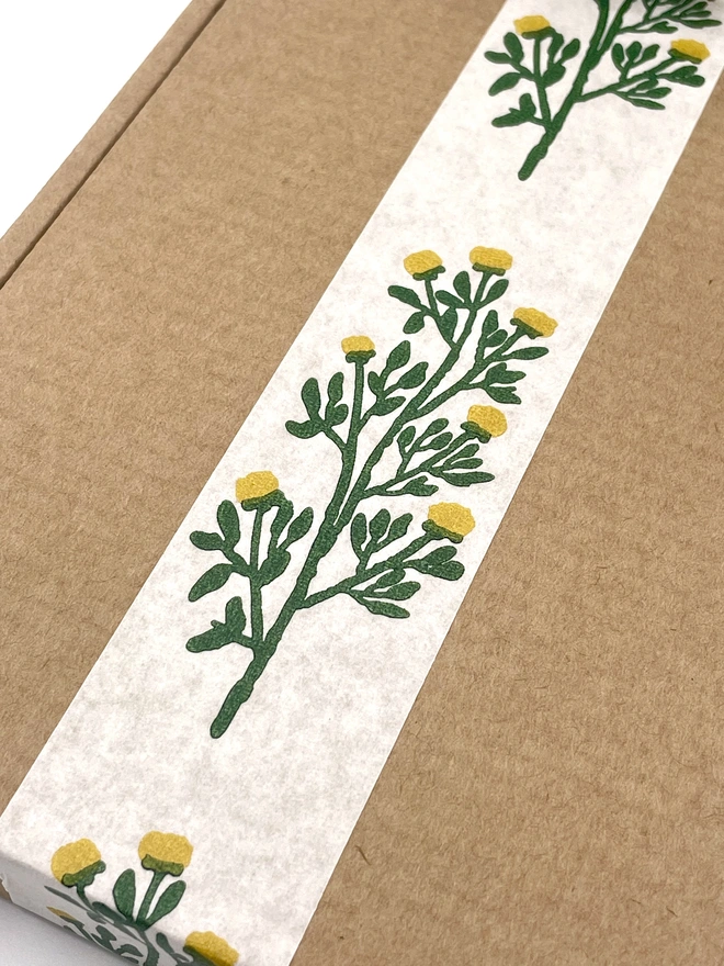 Yellow Wildflower Paper Tape