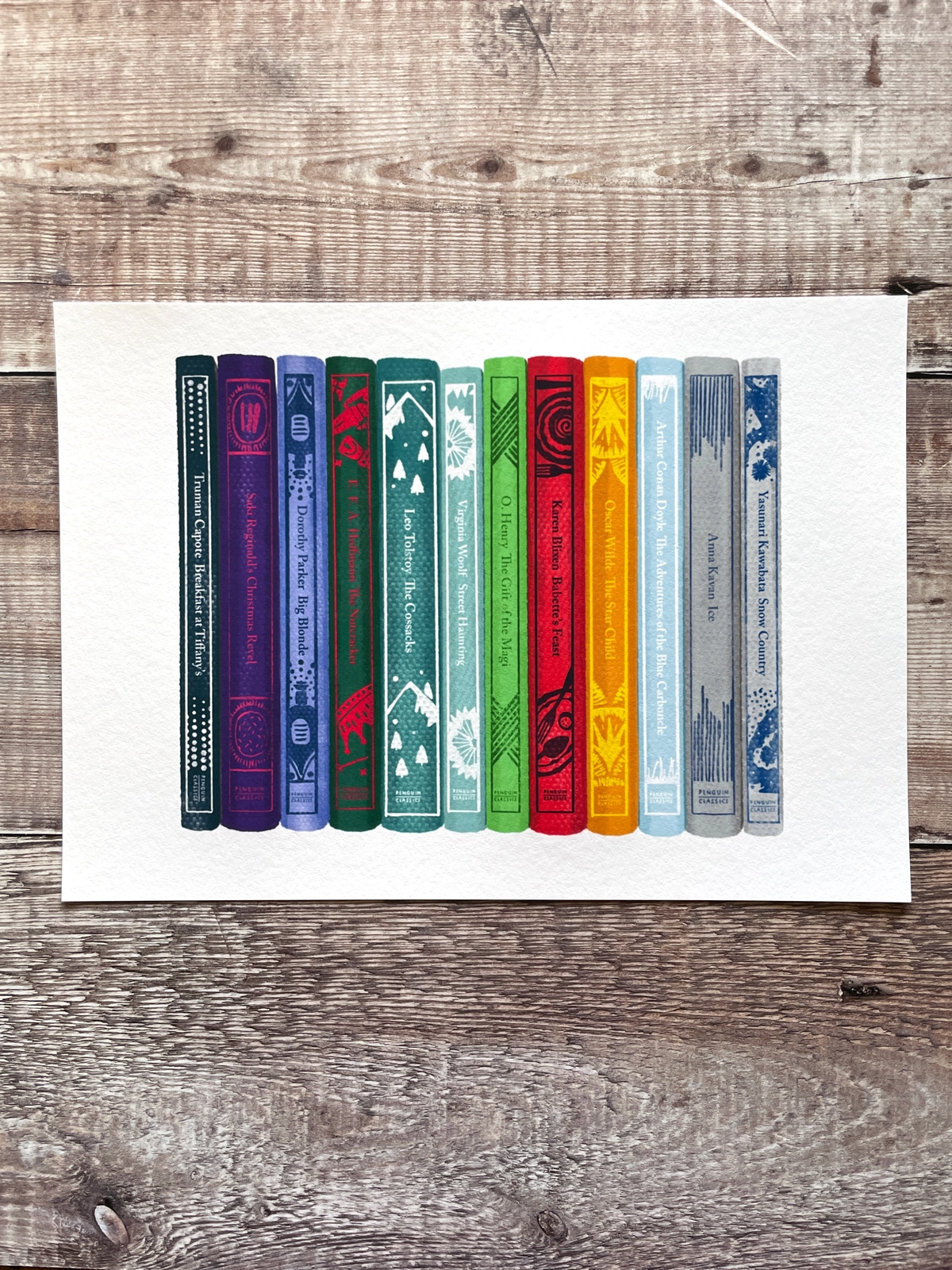 Penguin Book Collection: Winter - Limited-Edition, Print - Holly & Co