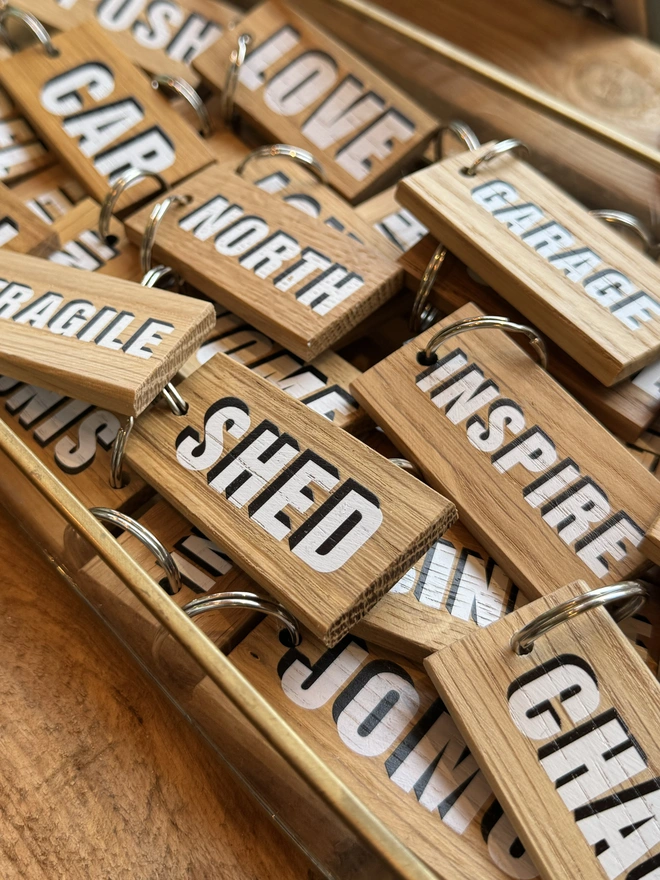 modo word keyrings shed garage car