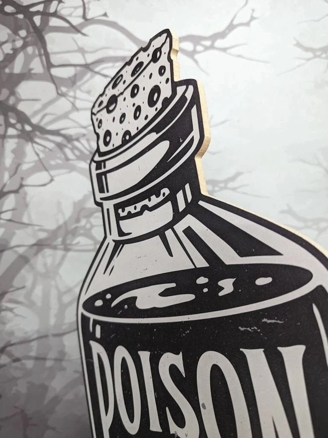 Giant Poison Bottle Sign TBC