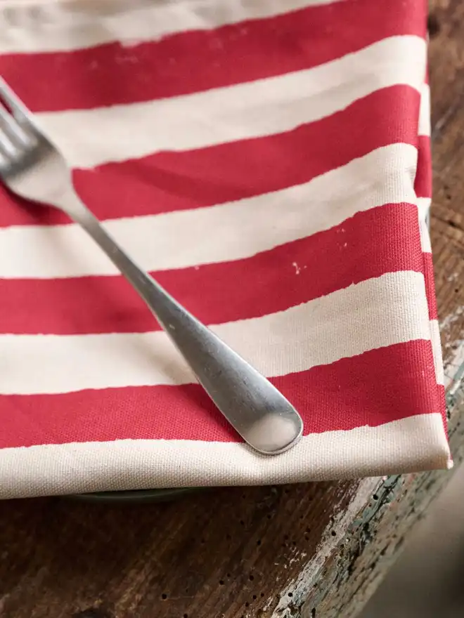 Christmas Red Stripe Napkins