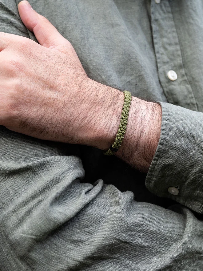 green men bracelet