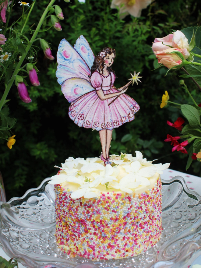 Fairy Magic - Wooden Cake Topper