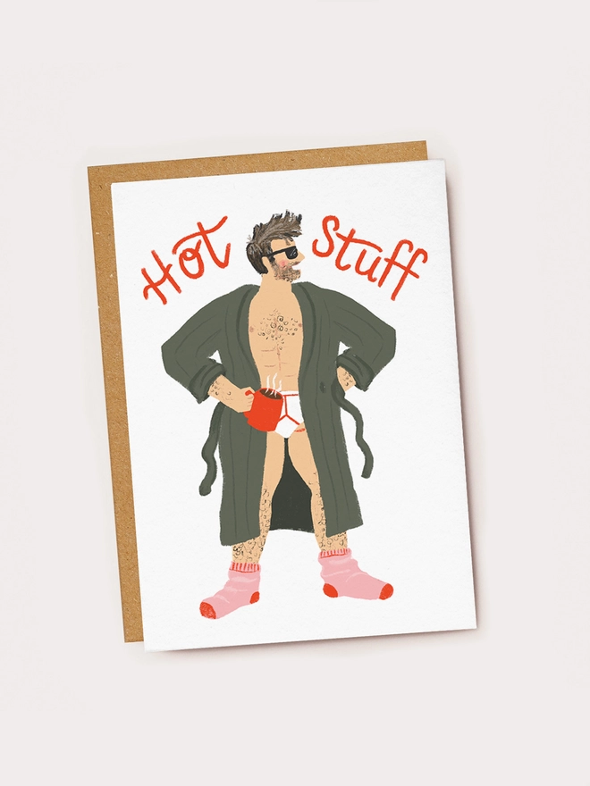 Hot Stuff Valentine card