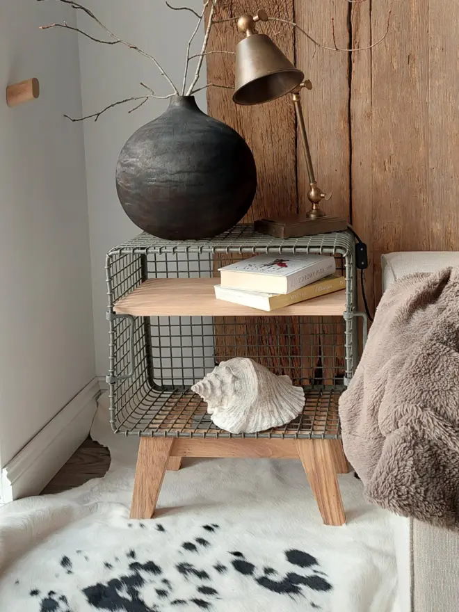 Rustic Bedside Table (Set of 2)