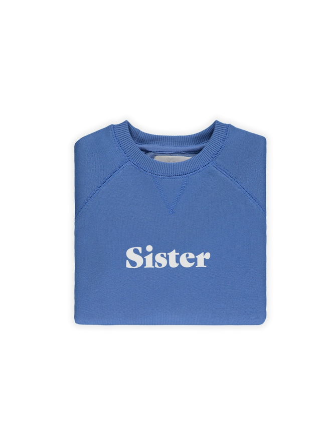 blue sister sweatshirt