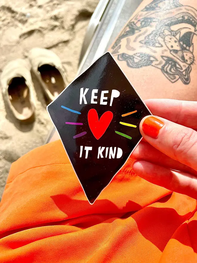 Perfect sticker to put on your waterbottle, laptop, journal.