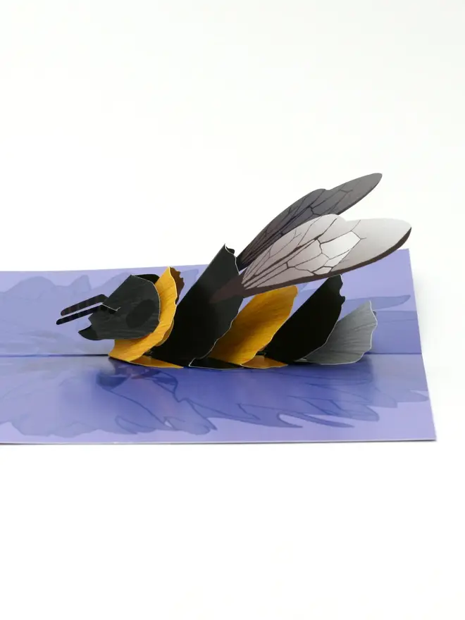 3d bee pop up card