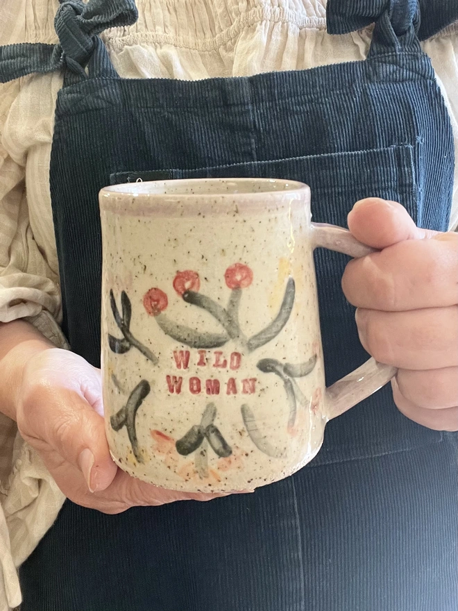 wild woman mug 