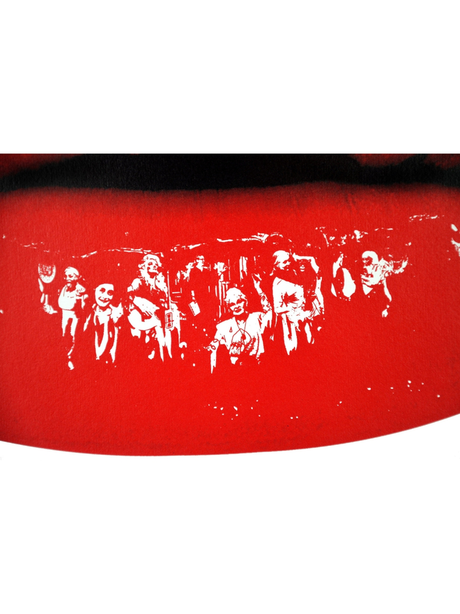 The curves of your lips re-write history screen print