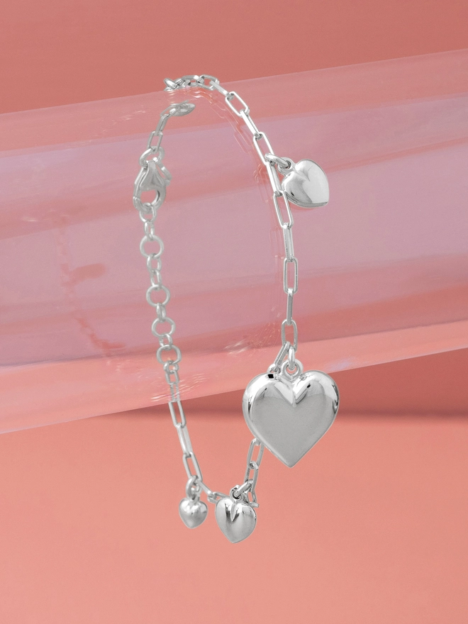 Heart Charm Bracelet