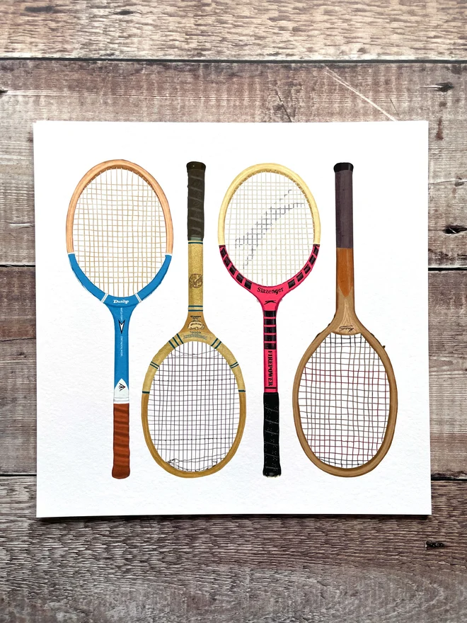 Tennis-Limited Edition Giclee Print