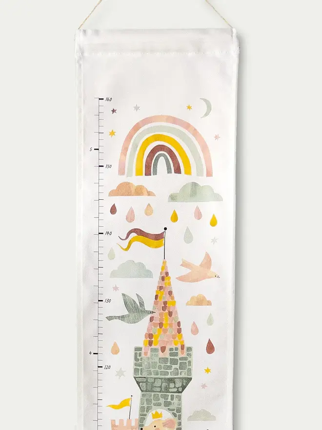 rainbow castle childrens height chart