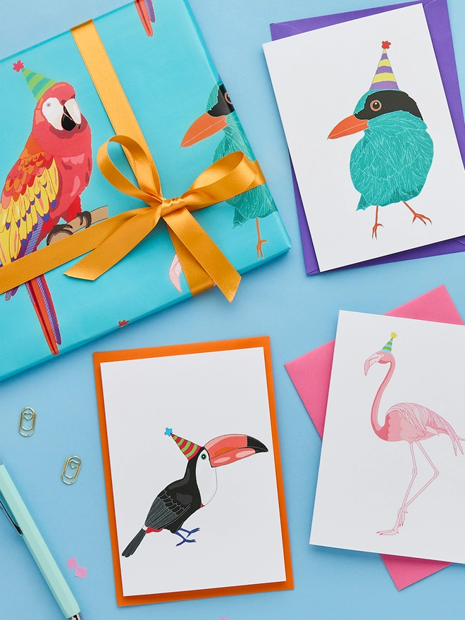 Birthday Birds Card Collection from You've Got Pen On Your Face