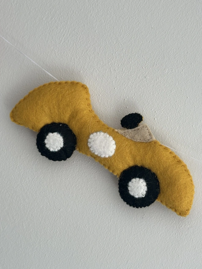 Felt racing car