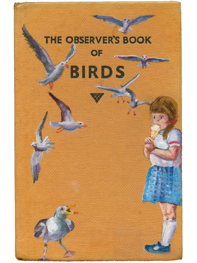 ice cream seagulls book cover print
