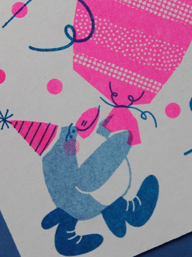 'Cracker' A6 Riso Christmas Card