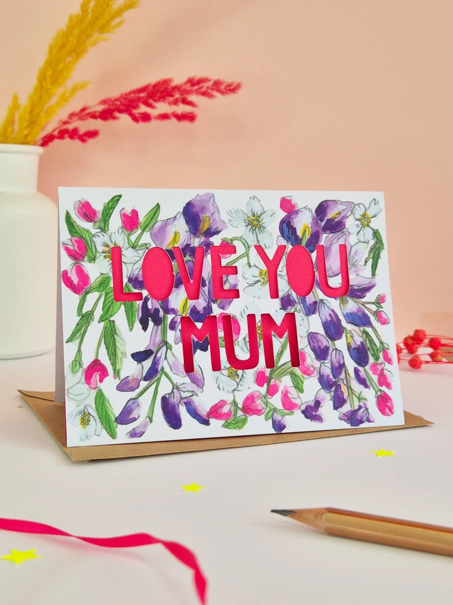 love you mum card