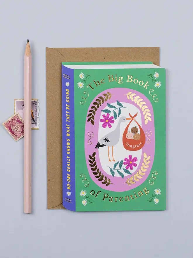 'The Big Book Of Parenting' Fairytale New Parents Card